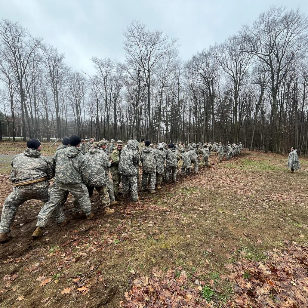 Traditions at NU ROTC Tug-o-war